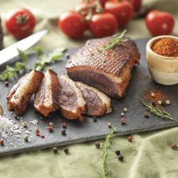 Le Magret de canard mariné aux épices
