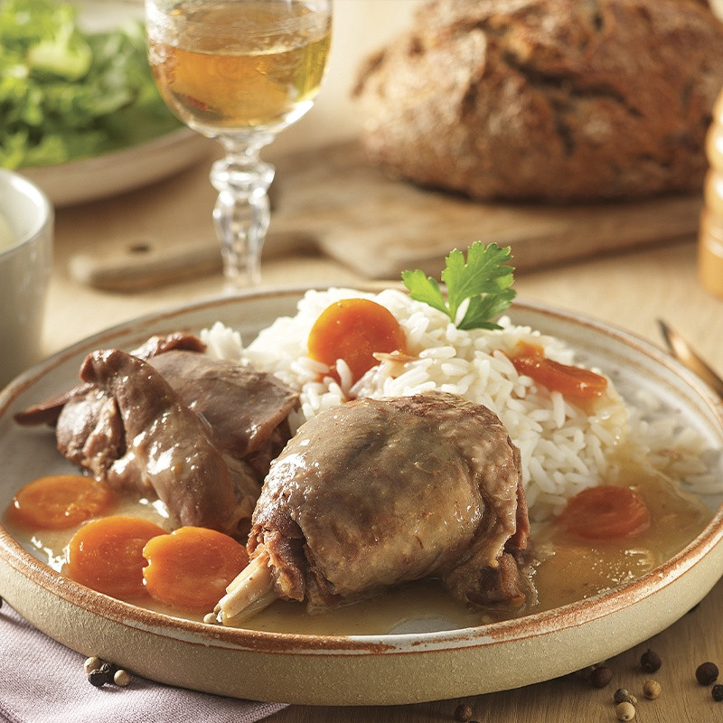 Lot de 2 Pintades au vin blanc de Monbazillac