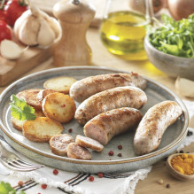 Lot de 2 saucisses de canard confites (20% de canard)