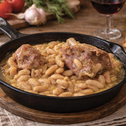 Manchons de canard aux haricots lingots