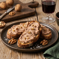 Tartinade au Foie de Canard et Noix du Périgord 1% (20% Foie Gras) 80g