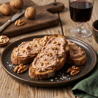 Tartinade au Foie de Canard et Noix du Périgord 1% (20% Foie Gras) 80g