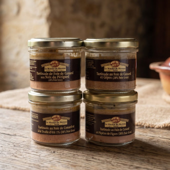 Colis « Les 4 tartinades au foie gras »