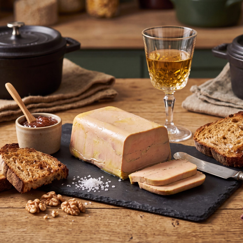 Le Foie Gras de Canard du Périgord mi-cuit au Monbazillac 250g