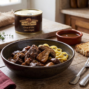 Civet d'Oie aux Cèpes 400g