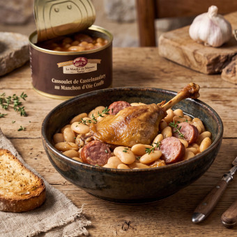 Cassoulet de Castelnaudary au Manchon d'Oie Confit 420 g
