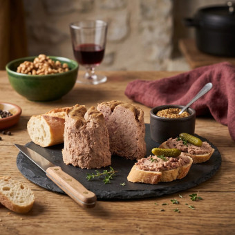 Terrine de canard au magret fumé