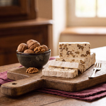 Nougat tendre aux noix du Périgord