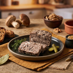 Terrine de cerf aux champignons des bois