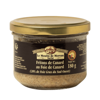 Fritons de Canard au Foie de Canard (20% Foie gras) (4)