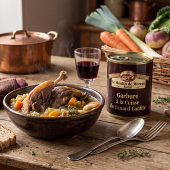 Garbure à la cuisse de canard confite 800 g