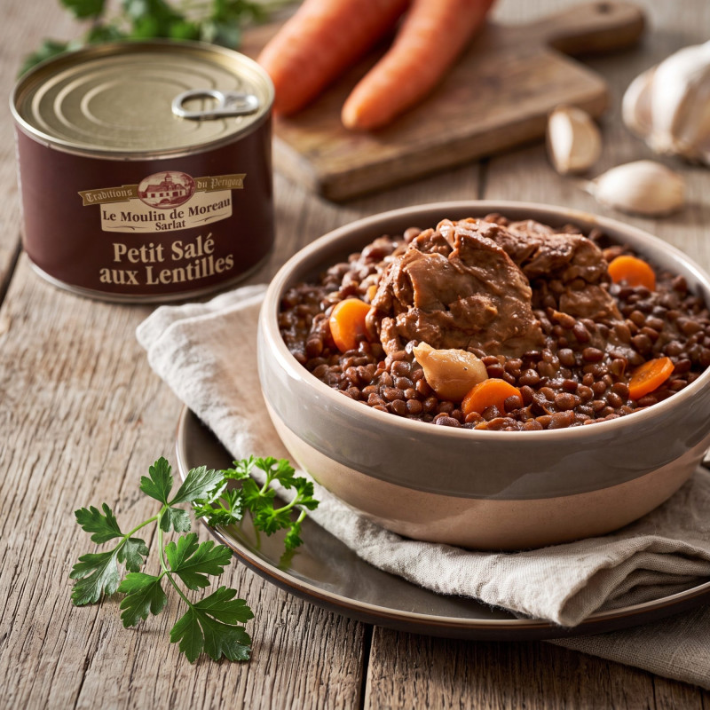 Petit Salé aux lentilles vertes 420G
