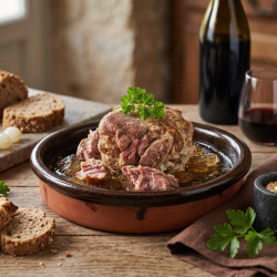 Jambonneau à la moutarde