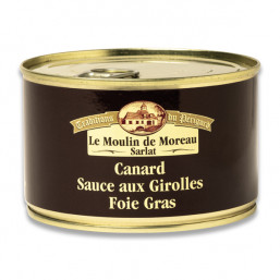 Canard sauce aux girolles et Foie Gras 2 x 400g