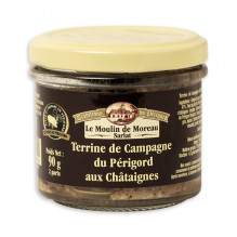 Terrine de campagne du Périgord aux châtaignes 90g