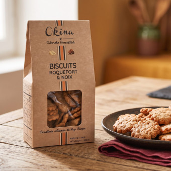 BISCUITS ROQUEFORT ET NOIX