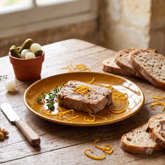Terrine de canard à l'orange