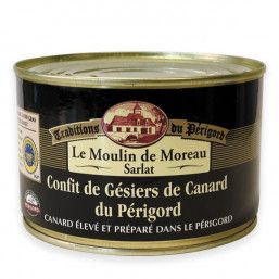 Lot de 2 	Confits de Gésiers de Canard du Périgord 385g