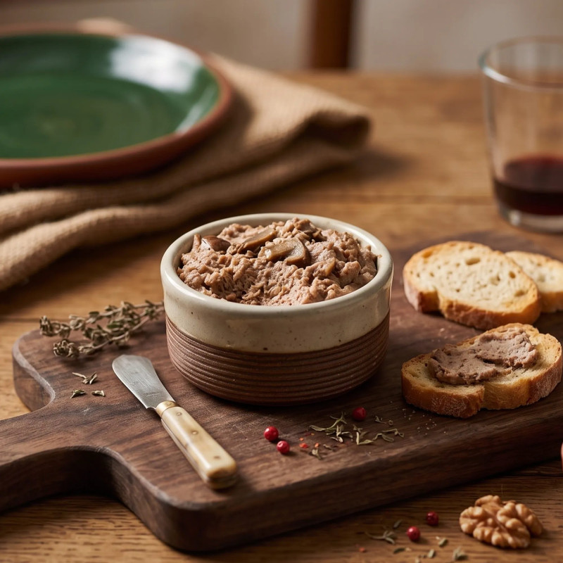 Terrine de canard aux cèpes