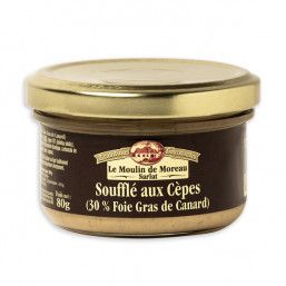 Soufflé aux Cèpes et au Foie Gras (30%) 80g