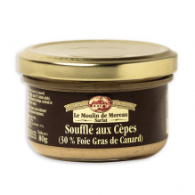 Le Lot de 2 Soufflés aux Cèpes (30% Foie Gras de Canard) 80g