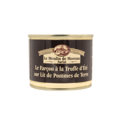 Farçou à la truffe dété sur lit de pomme de terre (2)