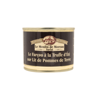 Farçou à la truffe dété sur lit de pomme de terre (2)