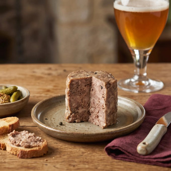 Terrine pur porc à la bière