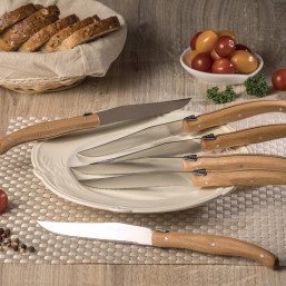 Couteaux manche en bois