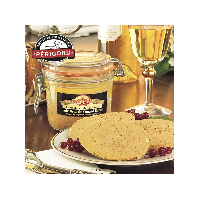 Le lot de 2 Foies Gras de Canard Entiers du Périgord 170g