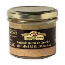 Tartinade de Canard à la Truffe d'été 1% (20% Foie Gras) 80g