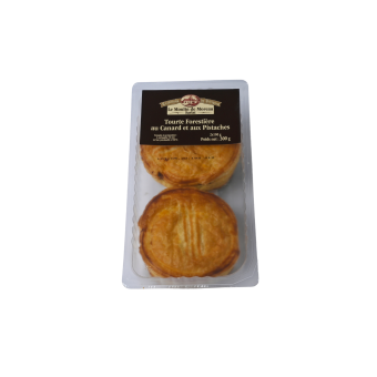 Tourtes Forestière au Canard et aux Pistaches (2 tourtes) (2)