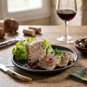 Terrine de campagne aux cèpes