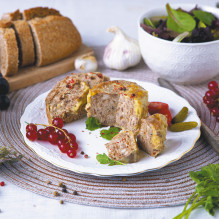 Le lot de 2 Terrines de canard au foie de canard (20% Foie Gras) 180g