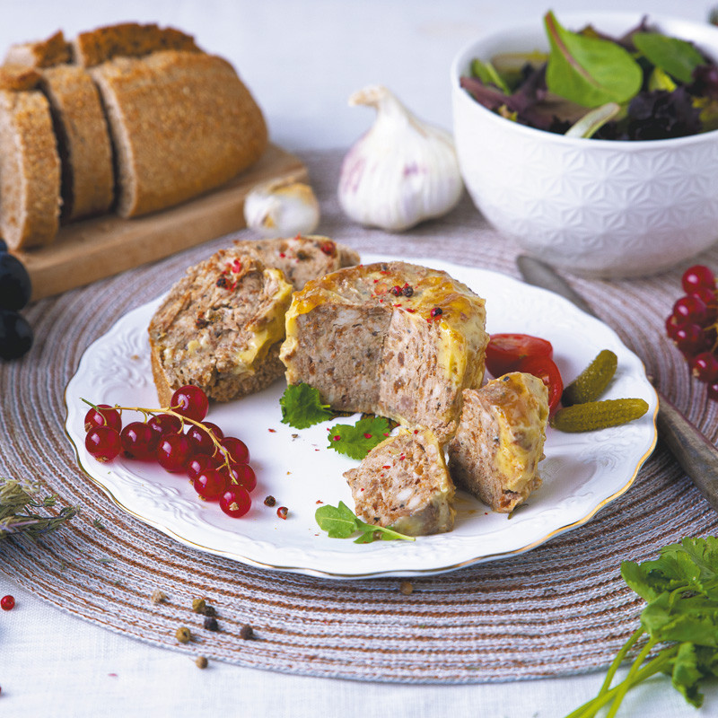 Le lot de 2 Terrines de canard au foie de canard (20% Foie Gras) 180g