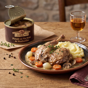 Pintade au vin blanc de Monbazillac