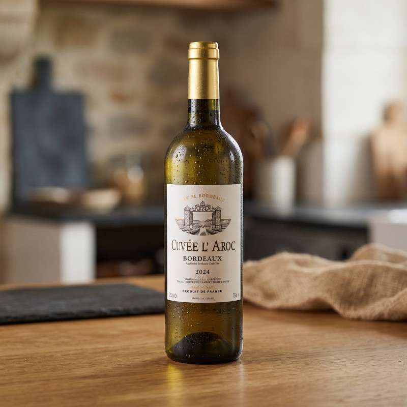 Bordeaux blanc sec cuvée l'aroc 2024 75cl