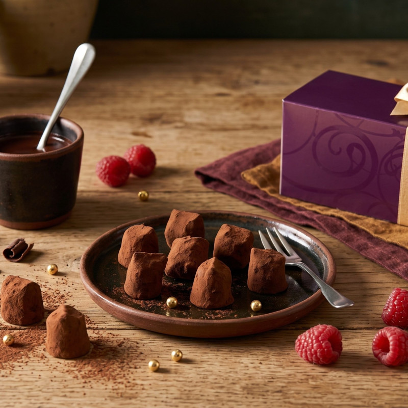 Truffes fantaisie au caramel et beurre salé (2)