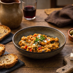 Tartinade de légumes au fromage de chèvre Rocamadour