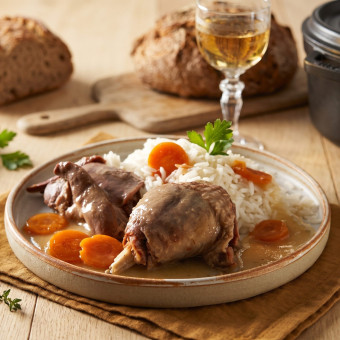 Pintade au vin blanc de Monbazillac