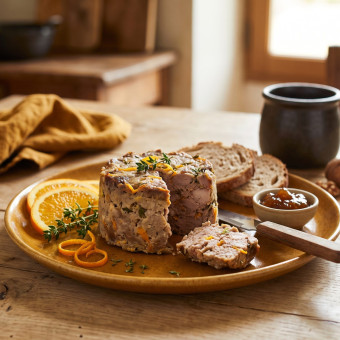 Terrine de canard à l'orange