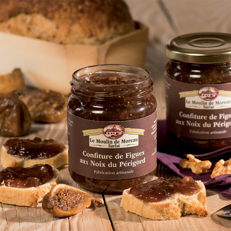 Confiture extra de Figues aux Noix du Périgord 250g