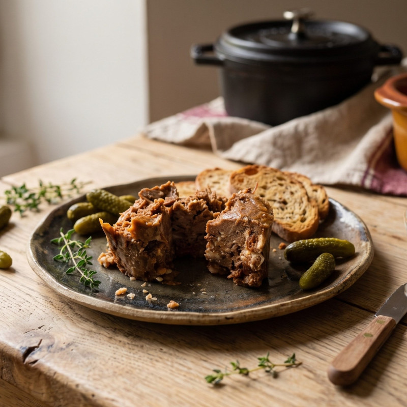 Pâté de caille aux pruneaux d'Agen