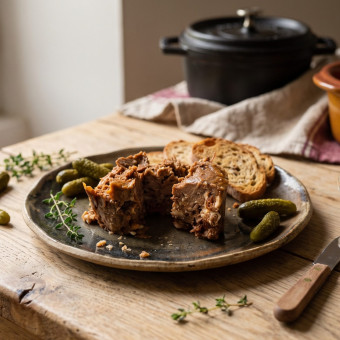 Pâté de caille aux pruneaux d'Agen