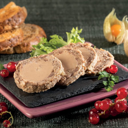 Le lot de 2 Médaillons au Chevreuil et au Foie de Canard (20% Foie Gras) 100g