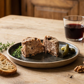 Terrine de campagne aux cèpes