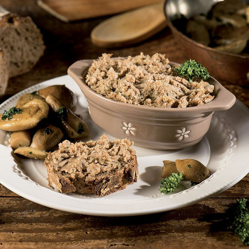 Lot de 3 Rillettes de canard aux cèpes en persillade 90g