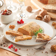 Foie Gras de canard entier mi-cuit du Périgord "Cuisson Douce"