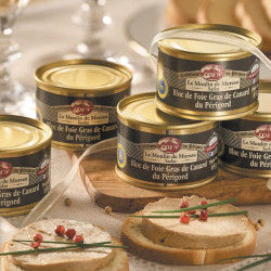 5 blocs de foie gras de canard du Périgord