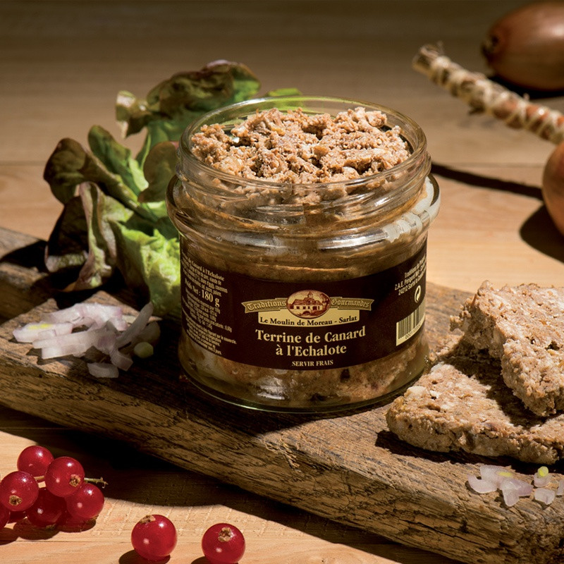 Lot de 3 Terrines de Canard à l'Echalote 180g